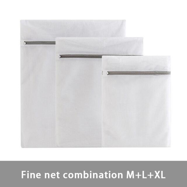 Мешок для белья разных размеров, сетчатые мешки для стирки из полиэстера, грубая сетка, корзина для белья, мешки для стирки для стиральных машин, сетчатая сумка для бюстгальтера