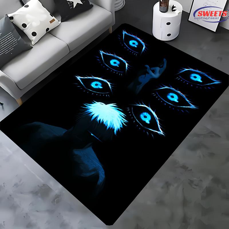 New Shelves ! Jujutsu Kaisen Gojo Satoru Carpet, Living Room Bedroom Office Kid's Room of Choice, Non-slip Machine Washable Mat