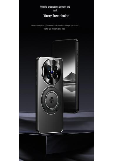 Защитный чехол для Vivo X200/X200 Pro/S с металлическим вращающимся держателем
