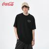 Мужская футболка Coca-Cola 2026 Summer с принтом в стиле distressed, с коротким рукавом