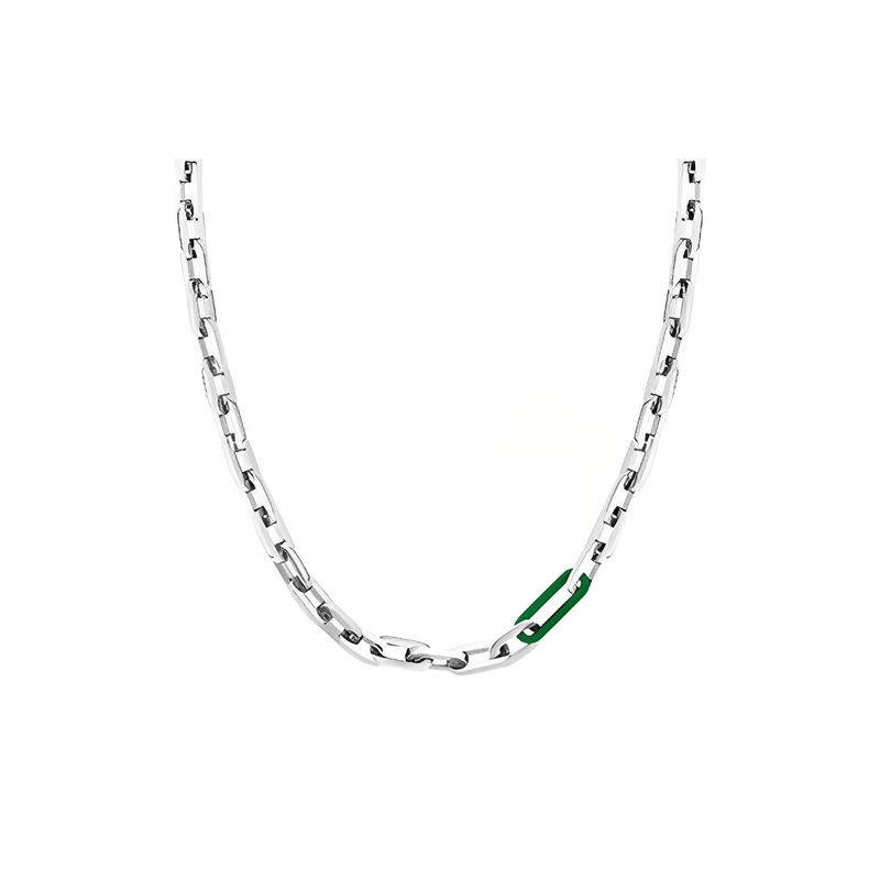 Lacoste Модный хип-хоп ожерелье для женщин Серебряное 2040099