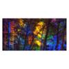Цветные лесные деревья Холст Картина Большой размер Плакат Художественная печать Современное искусство Настенная живопись Гостиная Спальня Украшение дома