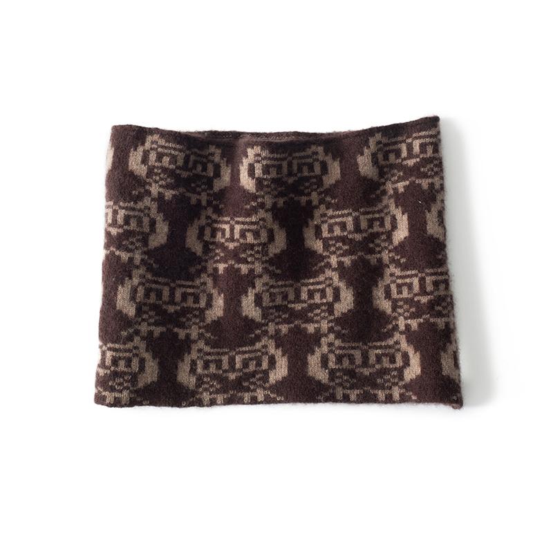 Женский кашемировый чехол на шею, кашемир Цинхэ, 100% кашемир, осенне-зимний кашемировый шарф, теплый и модный,