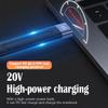 USB A на Type C PD быстрая зарядка USB3.1 высокоскоростной жесткий диск 10 Гбит/с передача 13 см зарядка сверхкороткий портативный кабель данных