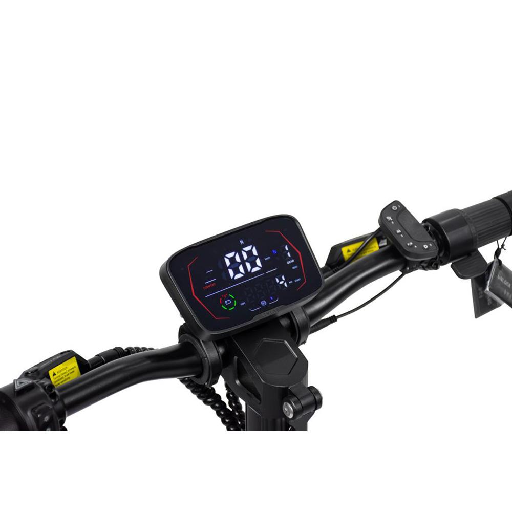 Electric Scooter Boyueda G6 1600Wx2 Peak Motor 10" Tire Full Suspension Electric Off Road Scooter 52V 28Ah NFC Unlock Max Load 150Kg Hydraulic Brakes