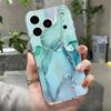 Shockproof TPU Phone Case For iPhone 17 16 Pro 15 14 13 12 Pro Max 11 Transparent Soft Silicone Black Marble Patterned Cover