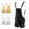 Men's Shiny Metallic Overalls Shorts Romper Casual Sleeveless Dungaree Jumpsuit