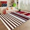 Modern Light Luxury Carpet for Living Room Fashion Striped Decoration Home Large Area Rugs Bedroom Bedside Fluffy Soft Floor Mat