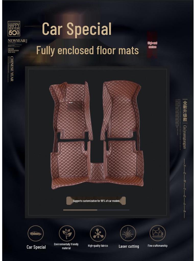 Custom Full-Coverage Floor Mats for Wuling Xingchen, Capgemini, Bingo, Jiachen, Nebula, Hongtu, Xingchi, and Journey Models