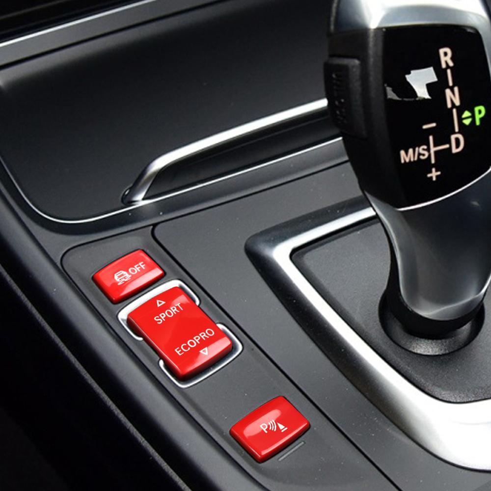 Для BMW 2 3 4 Серии F20-23 F30-F34 Красные Кнопки Переключения Режима Вождения на Центральной Консоли