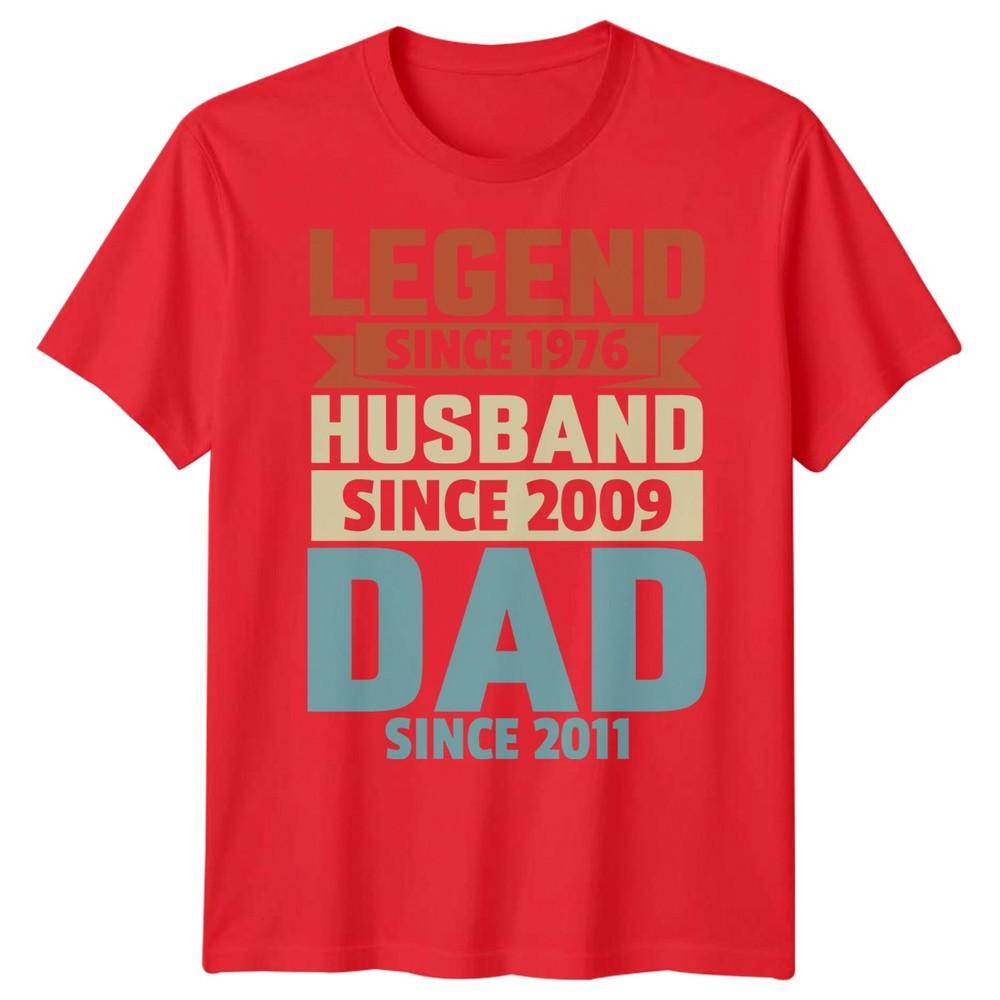 Legend Since 1976 Husband Dad Life Milestones Unisexs TShirt