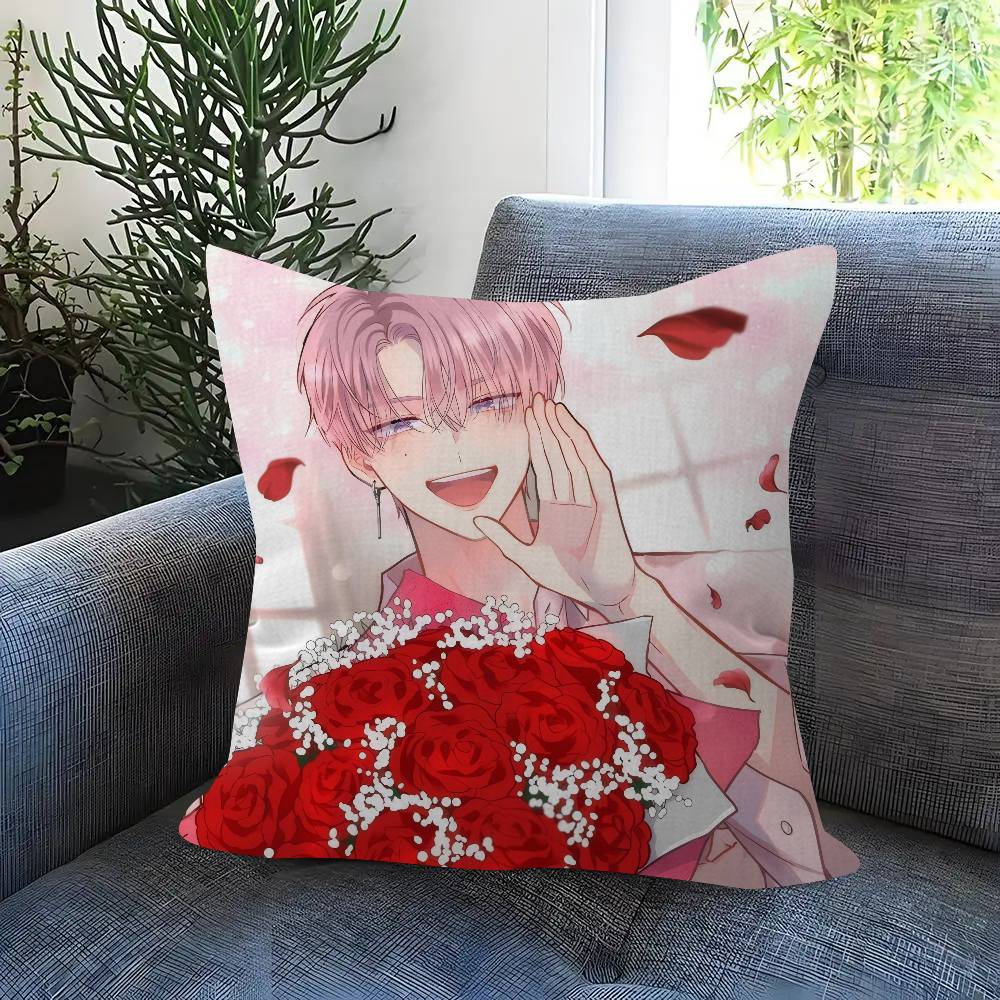 Cartoon Anime TTamons BSide Manga Cushion Cover Pillowcase Upholstery Sofa Throw Pillow Home Decor Pillowcas