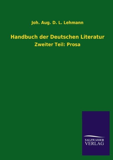 Книга Handbuch Der Deutschen Literatur