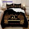 Rock Band Performance Theme Three-piece set (1 * duvet cover + 2 * pillowcase, without core) 2D Flat Soft and comfortable Bedding set