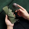 Eyewear Protective Case Sunglasses Storage Bag PU Leather Glasses Case Hanging Eyeglasses Holder
