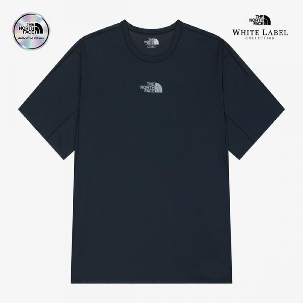 The North Face Men White Label Dash Short Sleeve Round Tee Black Nt7ur27j