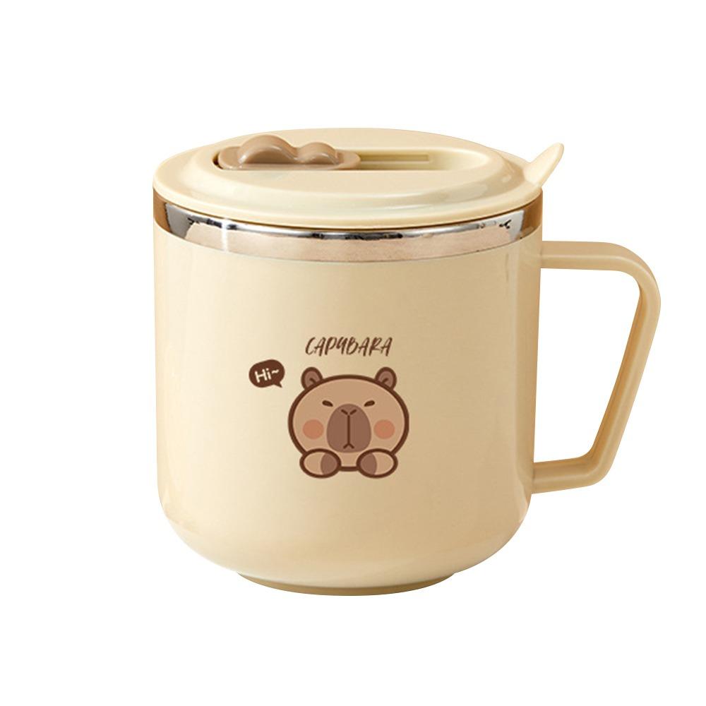 316 Stainless Steel Straw Water Cup Double Wall Drinking Cup Cute Insulated Mug for Children