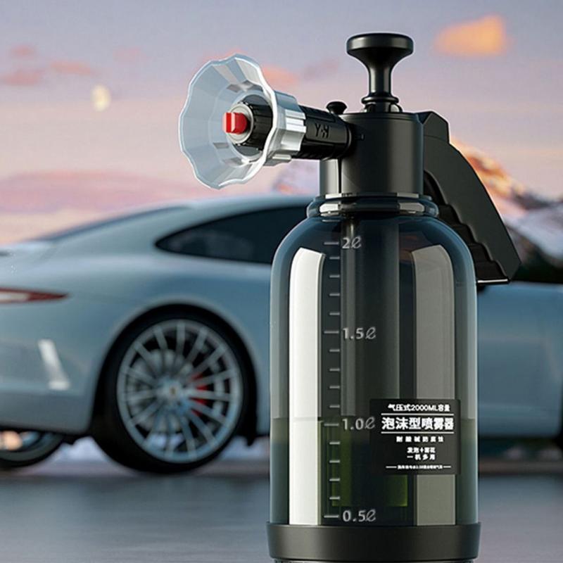 Автомобильный пенный распылитель Высокого давления Многоцелевой Портативный Насос для мойки автомобилей Лейка для пенообразования 2 л Ручной насос высокого давления Распы