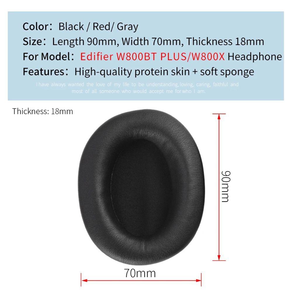 2 шт. амбушюры для гарнитуры из пенопласта, наушники для гарнитуры Edifier W800BT PLUS/W800X