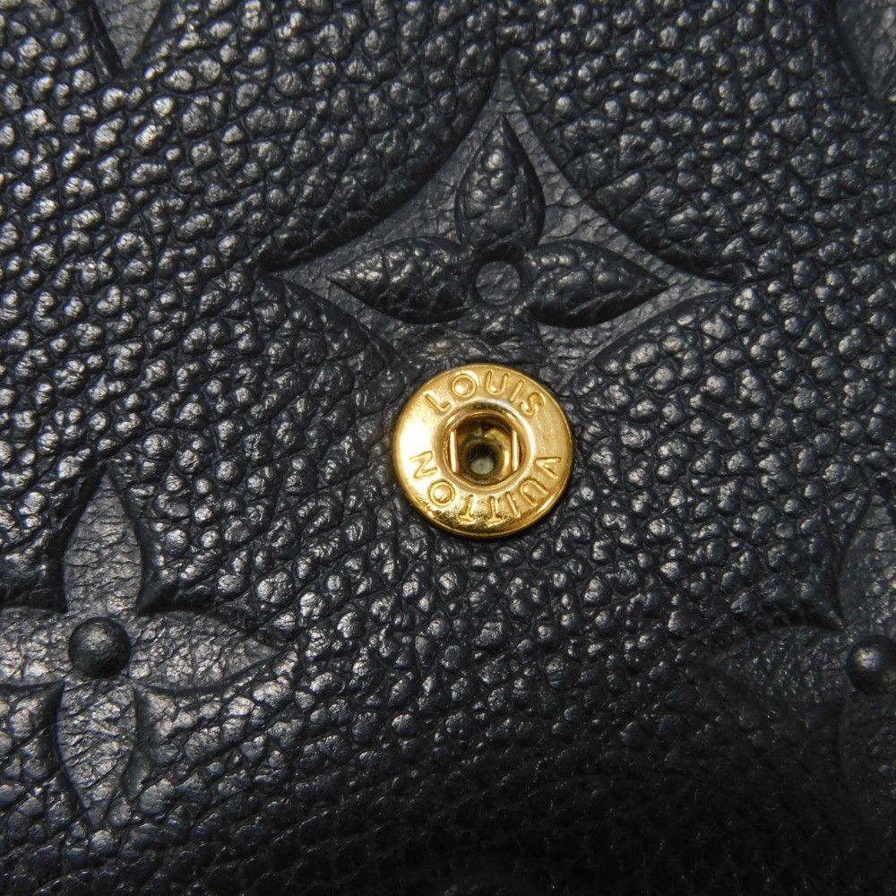 Б/у 12564 Pochette Cle M62017 7943 Брелок Компактный кошелек RFID Monogram Empreinte Морской Красный Унисекс из Японии