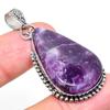 Lepidolite Handmade 925 Sterling Silver Jewelry Pendant 1.93" v0Q84