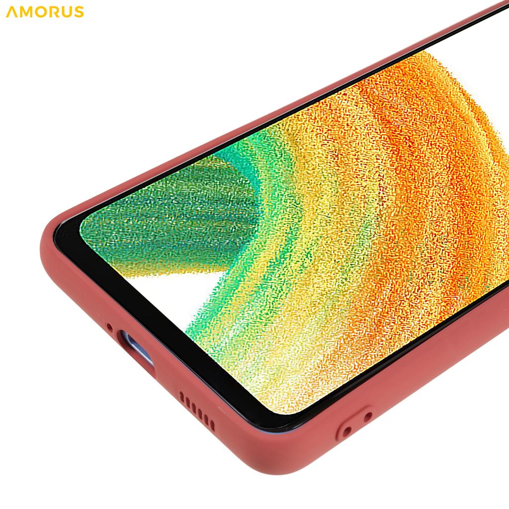 For Samsung Galaxy A33 5G Case Precise Cutouts TPU Fiber Lining Shockproof Phone Cover