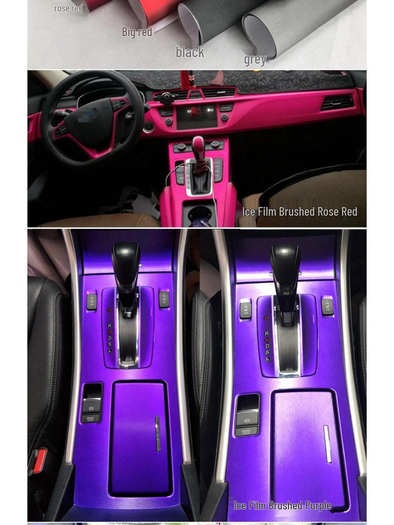 Kia KX5 (2019-2021) Starry Sky Console Wrap Sticker - Interior Protection & Decoration