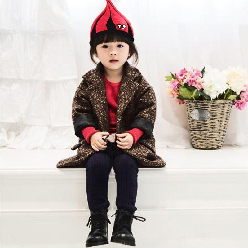 Новые разноцветные шапки с персонажами для маленьких девочек и мальчиков, детская вязаная зимняя шерстяная шапка, размер 48-50 см