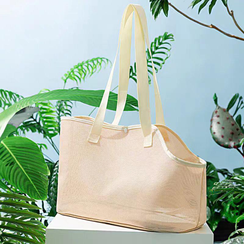 Pet Bag Breathable Mesh Outdoor Portable Cat Bag Dog One Shoulder Lightweight Handbag Pet Supplies Cat Carrier