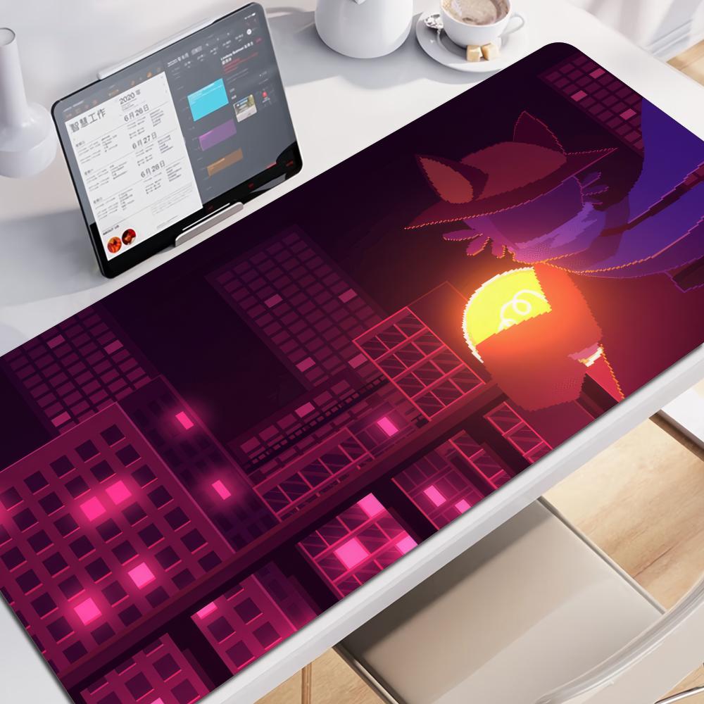 Большой Коврик для Мыши Niko Oneshot XXL Игровые Аксессуары Офисный Геймер Клавиатура Настольный Коврик для мальчика подарок Нескользящий Ноутбук Аниме Коврик для Мыши
