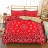 3D Geometric Bedding Set Bohemian Style Sun Eye Star Floral Wing Abstract Pattern Print Duvet Cover Microfiber King Quilt Cover