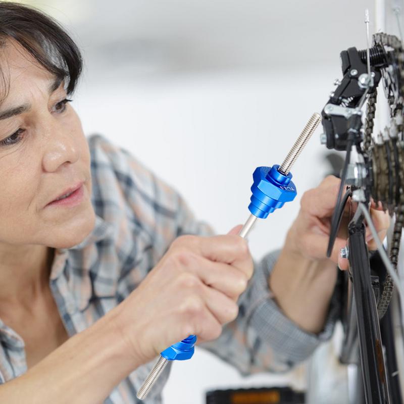 Thru Axle Adapter Bicycles Wheel Truing Stand Bicycles Workstands For Maintenance And Repair Trailer Setup Indoor Training Home