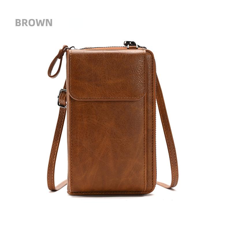 Кошелек для мобильного телефона, кошелек для смартфона, кожаная сумка через плечо, женская тактильная уличная водонепроницаемая сумка