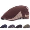Мужская кепка-берет из хлопка, весенне-летняя дорожная шляпа от солнца, английская ретро-кепка с утиным язычком, женская кепка