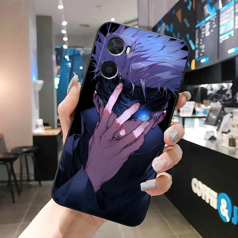 Чехол для телефона Jujutsu Kaisen Сатору Годжо Для OPPO A77 A57S A96 A91 A54 A74 A94 A73 A78 A53S A54S A15 A16 A17 A52 A58X A98