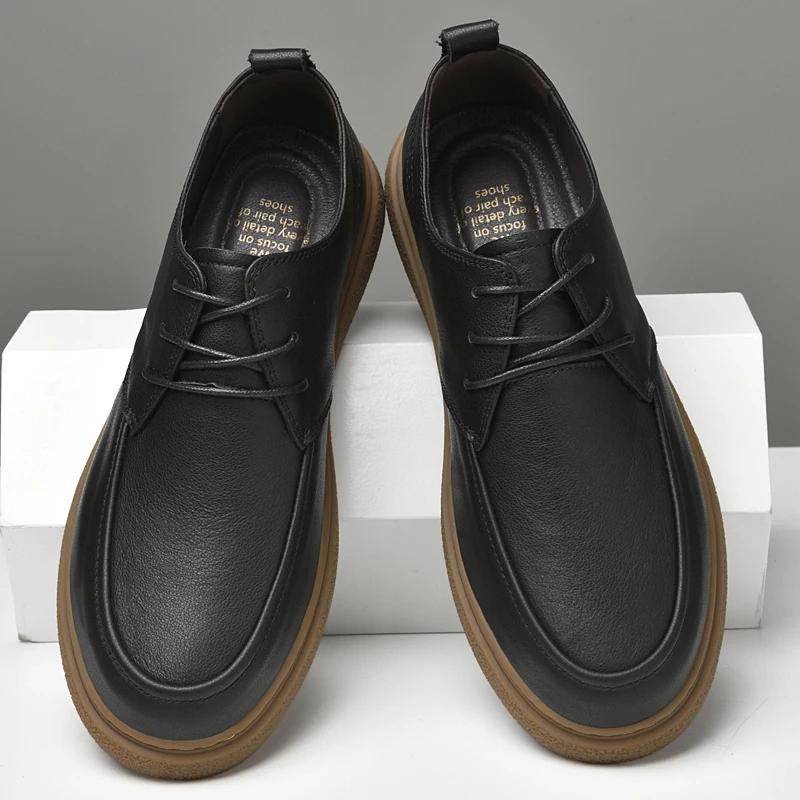 Модная мужская повседневная обувь ручной работы из натуральной кожи, мужские кроссовки, высококачественная мужская повседневная обувь, люксовые брендовые туфли на шнуровке, оксфорды, балетки