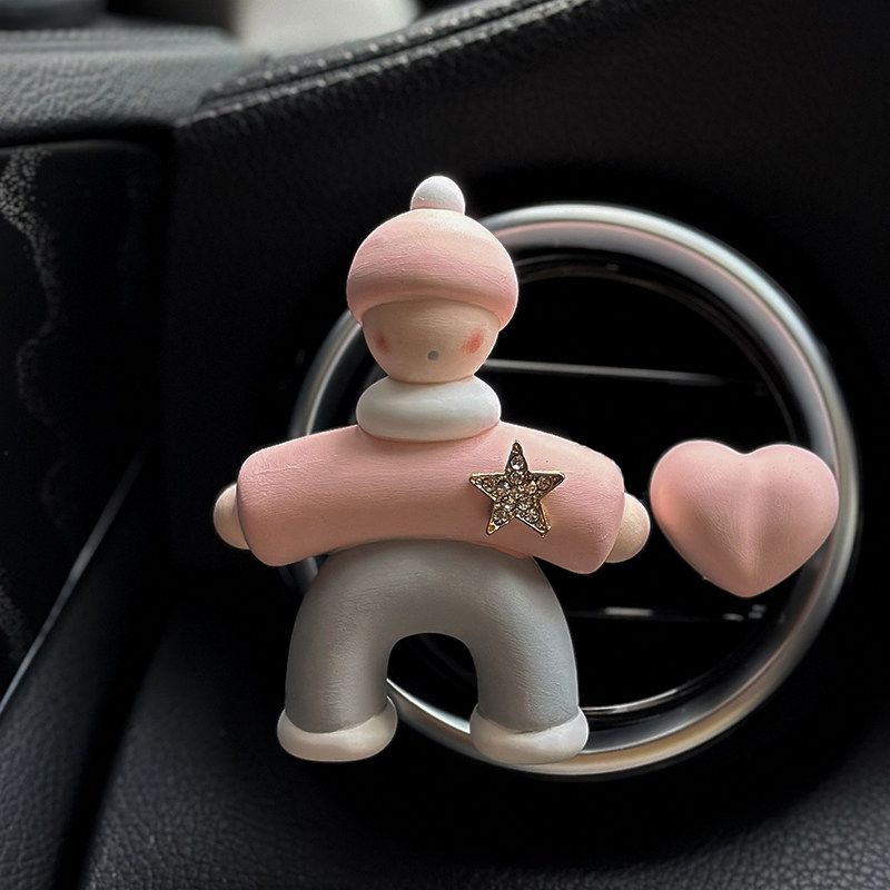 2024 New Arrival Creative Car Aromatherapy Perfume Car Vent Decoration Fragrant Stone Car Interior Decoration Ornament Gift