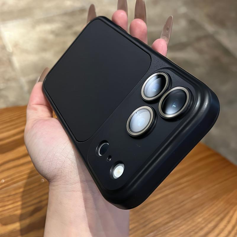 Матовый защитный чехол-пленка 2 в 1 для камеры iPhone 16 15 14 13 12 11 Pro Max Мгновенно меняется на 17 Pro Max Ударопрочный чехол