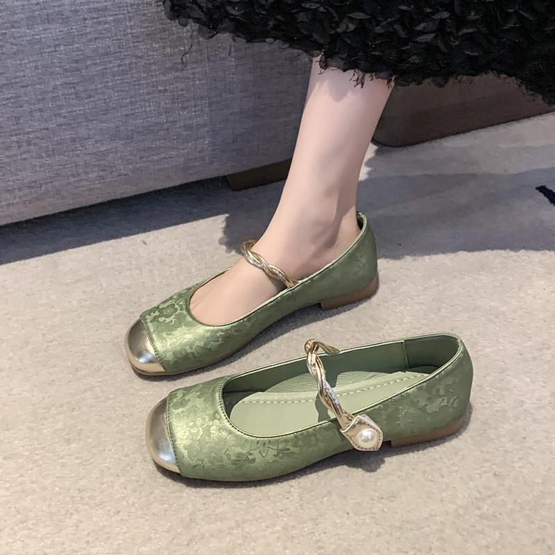 2024 Новое поступление овчины версия ретро французская красота сандалии Bao Toe женские летние туфли-лодочки