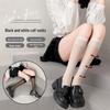 Women's Japanese Style Transparent White Calf Socks - Summer Thin Mid-Tube Half-Tube Stockings