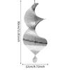 Stainless Steel Wind Chimes Windmill Metal Spinner Spiral Wind Spinners for Yard Garden Decor Swivel Lawn Windchimes Ornaments