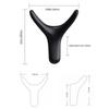 Zinc Zinc Zinc Alloy Wall Mount Hook Hanging Cabinet Storage Hook Bedroom Ox Horn Dual Hanger  Coat