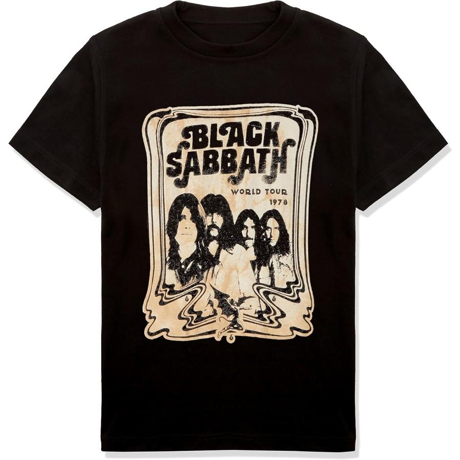 Black Sabbath - Мужская футболка Black Sabbath_ Мировой тур 78 Эксклюзив HMV (Маленький) -..
