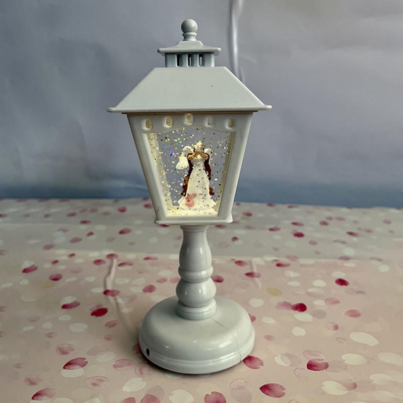 Рождественские украшения Ветряные лампы Музыкальные ночники с подсветкой Санта-Клаус Креативные украшения Настольные лампы Рождественские украшения для дома