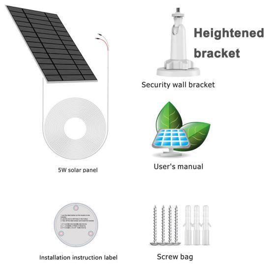 6 Вт солнечное зарядное устройство для дверного звонка Ring 5 В IP66 солнечная панель вращающаяся солнечная панель зарядное устройство для дверного звонка Ring Video 2 и других дверных звонков с питанием от батареи