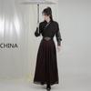 Оригинальный Hanfu, весенне-летний красивый костюм фехтовальщика, крутой повседневный костюм в китайском стиле с вышивкой, китайский Hanfu