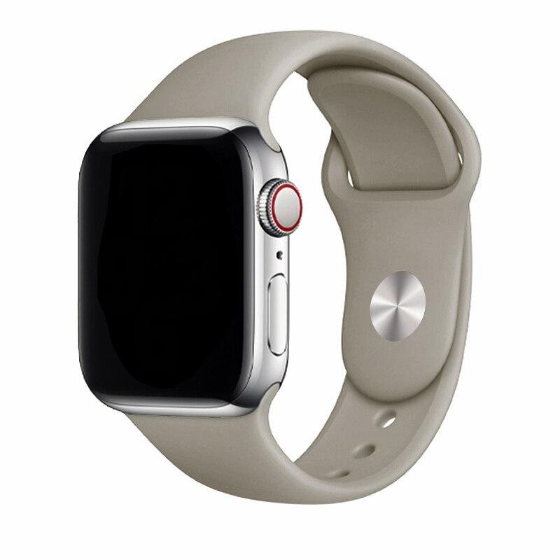 Silicone Strap For Apple Watch Band 44mm 49mm 45mm 41mm 40mm 42mm 38mm Bracelet Iwatch Series 9 7 Se 3 4 5 6 8 Ultra2 Band