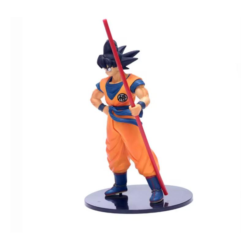 / Dragon Ball Son Goku Super Saiyan Anime Figure 22cm Goku DBZ Action Figure Model Gifts Collectible Doll Kids Birthday Gift