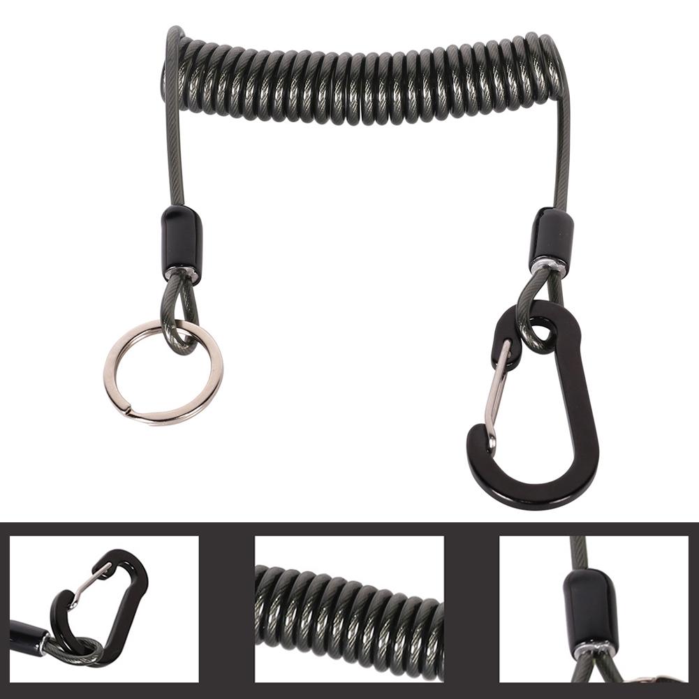 Wire Spring Rope Anti-lost Equipment Stainless Steel + Plastic