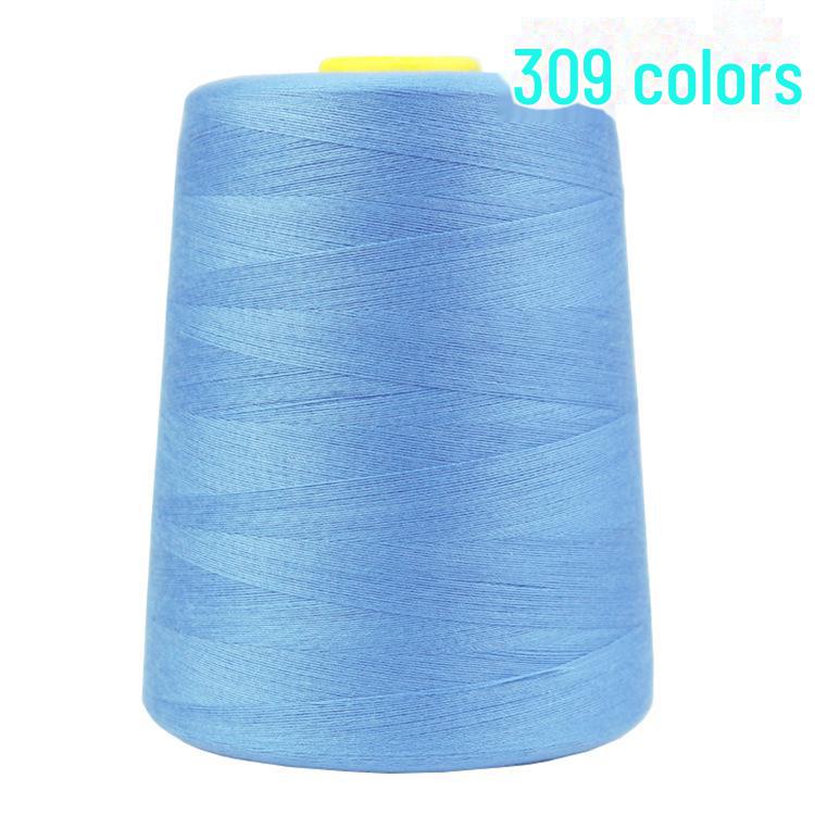 402 High-Speed Polyester Sewing Thread, 8000 Yards, Black & White for Industrial Sewing Machines